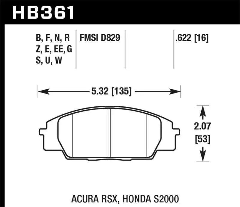 HAWK HB361F.622