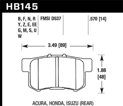 Hawk Performance HB145F.570