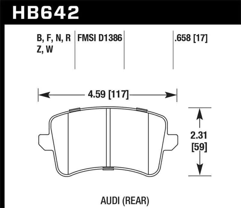 Hawk Performance HB642F.658