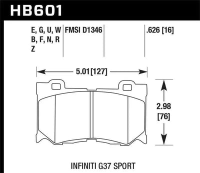 Hawk Performance HB601G.626