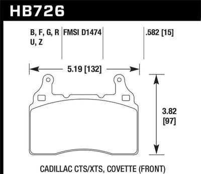 Hawk Performance HB726N.582