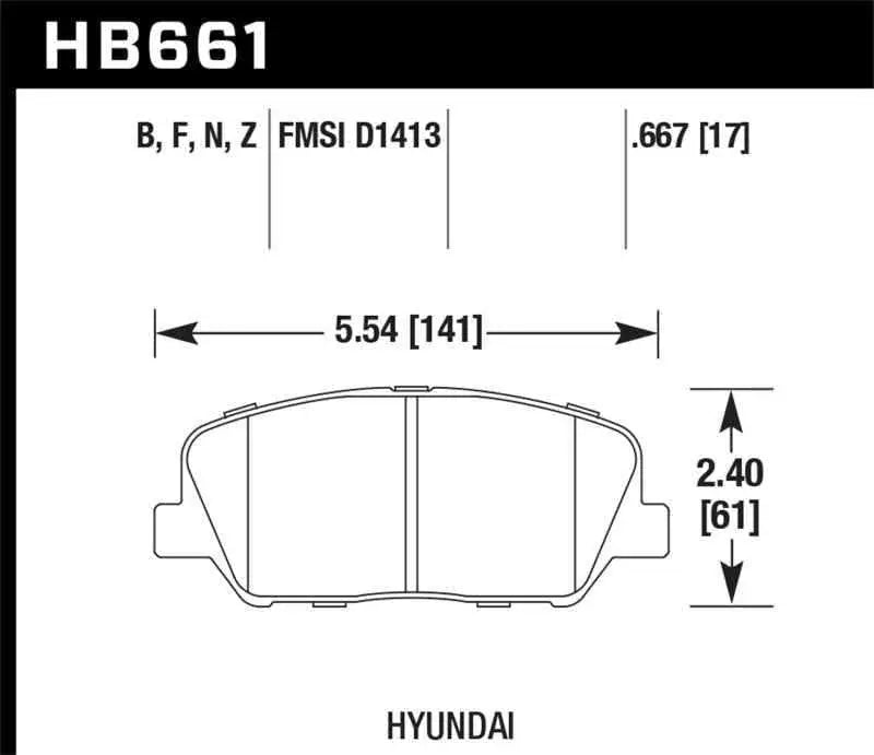 Hawk Performance HB661F.667
