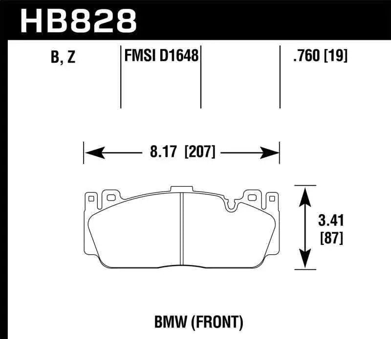 Hawk Performance HB828B.760