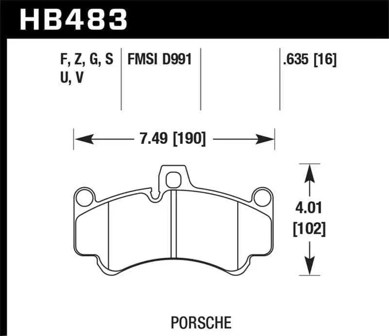 Hawk Performance HB483B.635