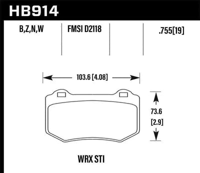 HAWK HB914B.580