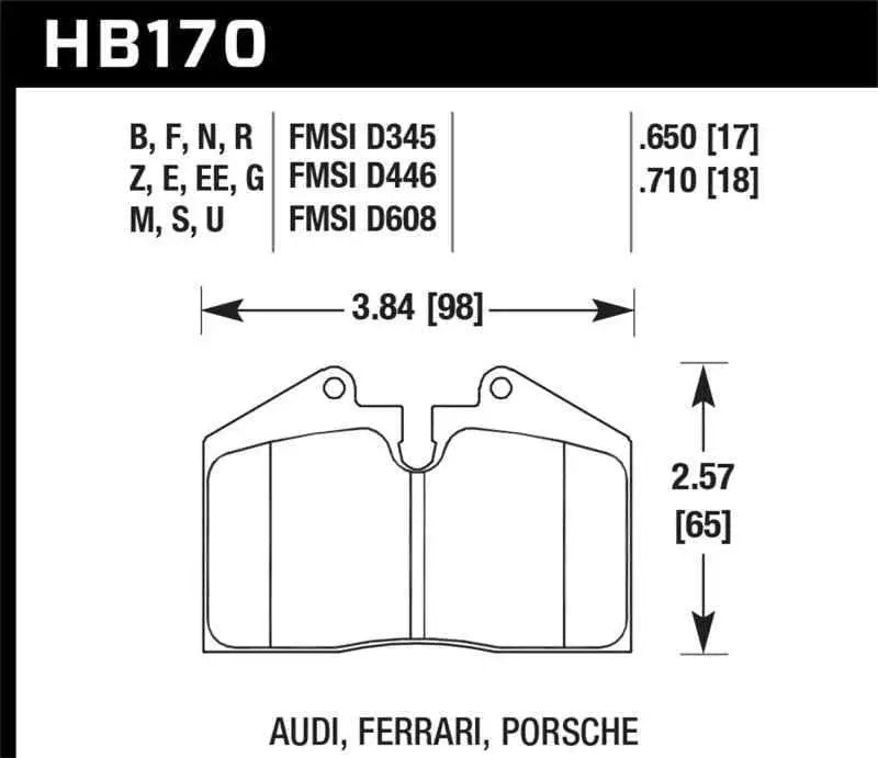 Hawk Performance HB170B.650