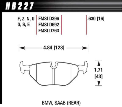 Hawk Performance HB227G.630