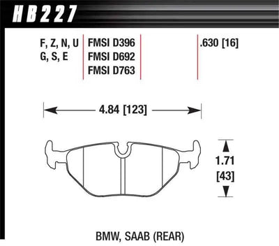 Hawk Performance HB227G.630