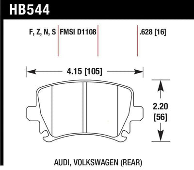 Hawk Performance HB544F.628