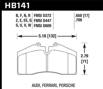 Hawk Performance HB141Z.650