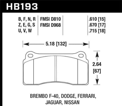Hawk Performance HB193W.670