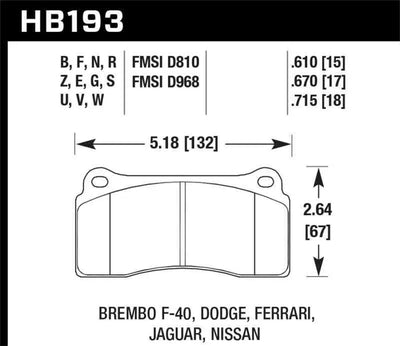 Hawk Performance HB193W.670