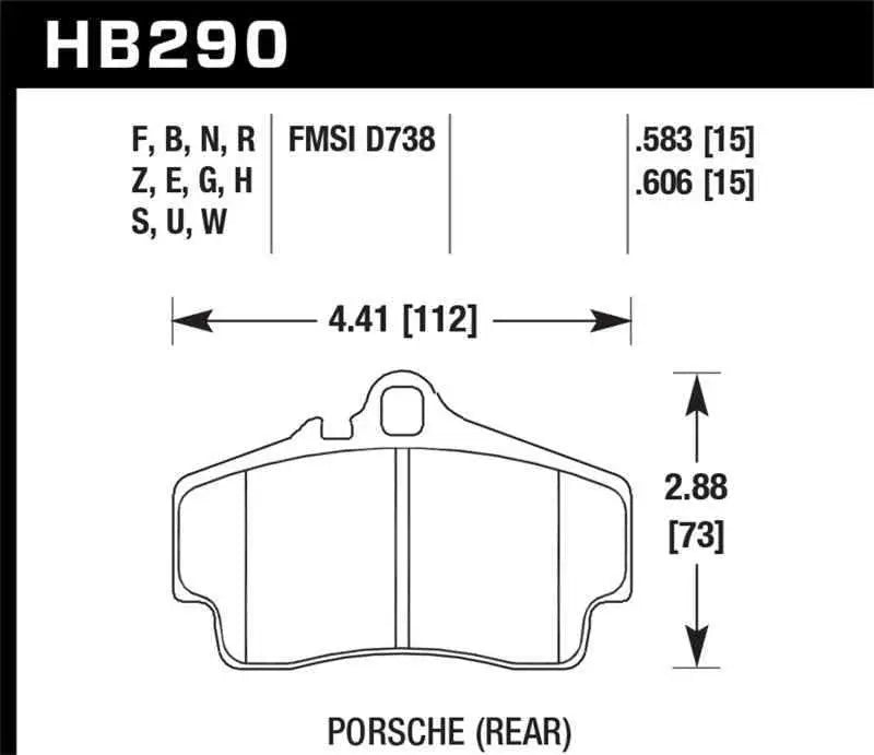 Hawk Performance HB290N.583