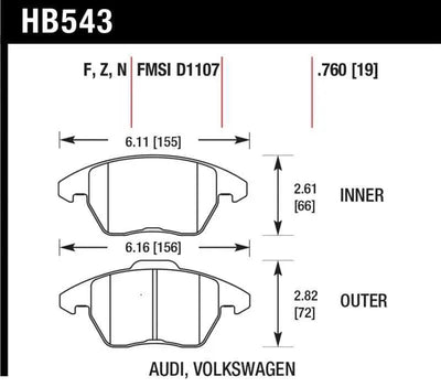 Hawk Performance HB543N.760