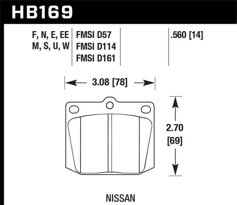Hawk Performance HB169N.560
