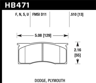 Hawk Performance HB471F.510