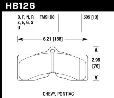 Hawk Performance HB126F.505