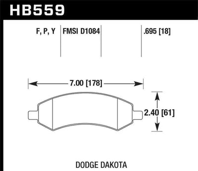 Hawk Performance HB559F.695