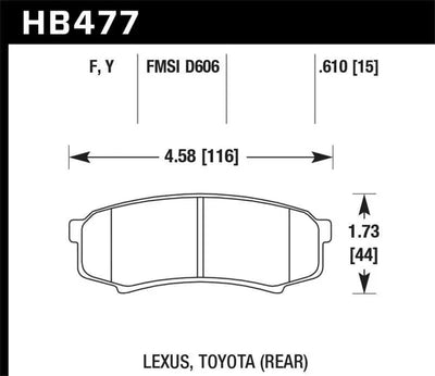 Hawk HPS Street Brake Pads 