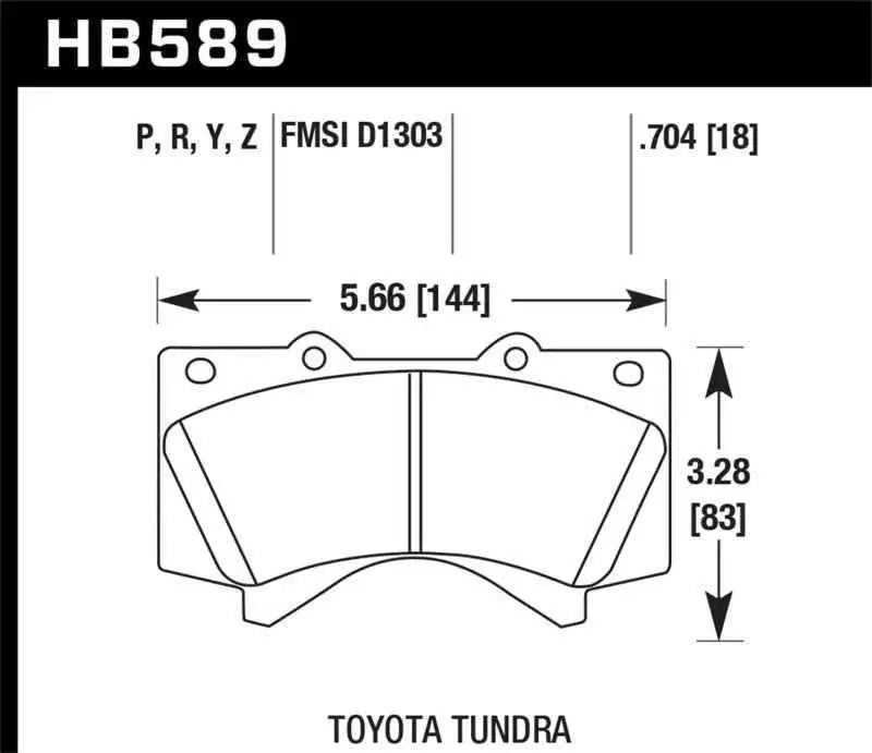 Hawk Performance HB589Z.704