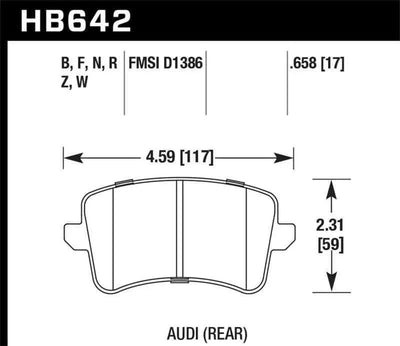 Hawk Performance HB642Z.658