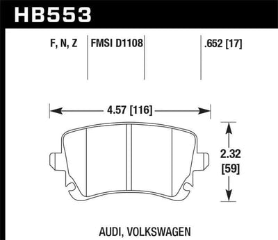 Hawk Performance HB553Z.652