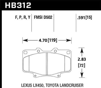 Hawk Performance HB312P.591