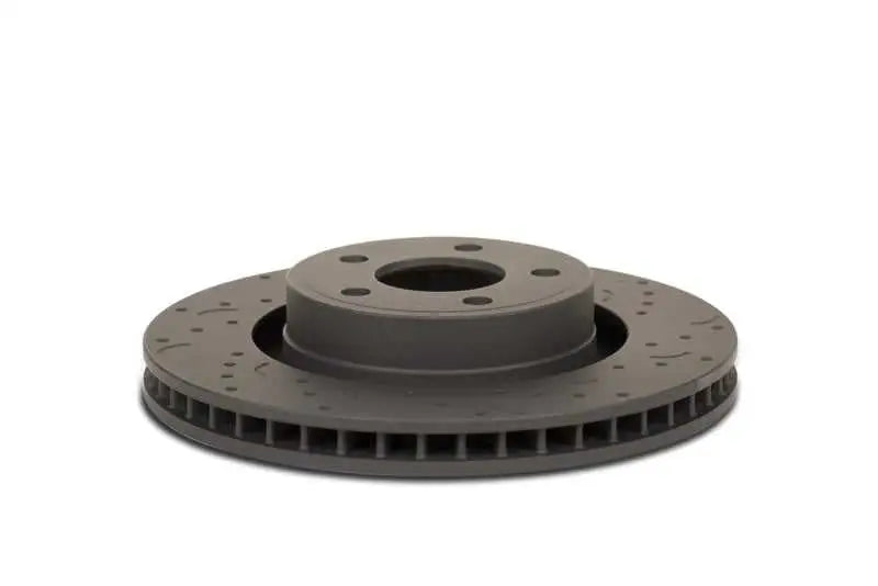 Hawk Talon 2013 Ford Mustang Base Drilled and Slotted Rear Brake Rotor Set 