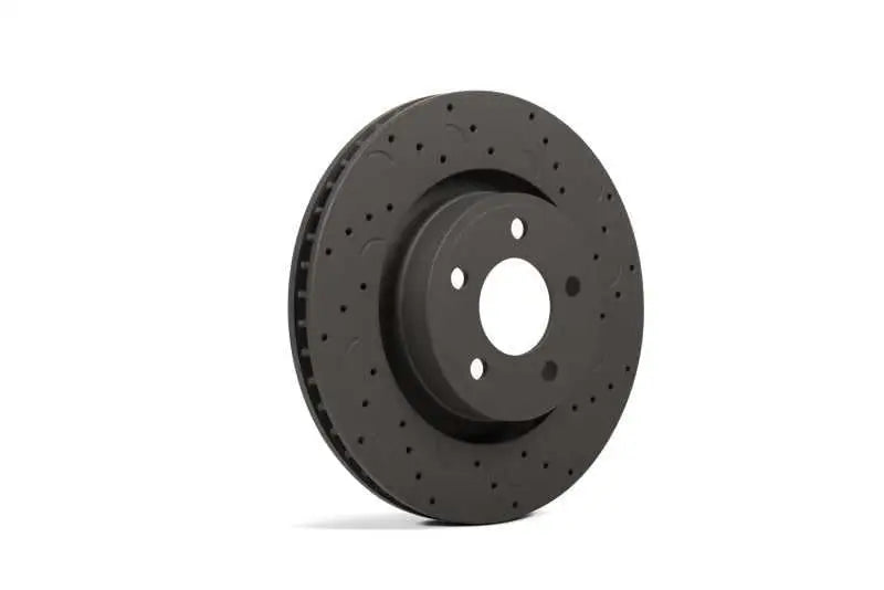 Hawk Talon 2013 Subaru BRZ w/ Solid Rear Rotors Drilled and Slotted Rear Brake Rotor Set 