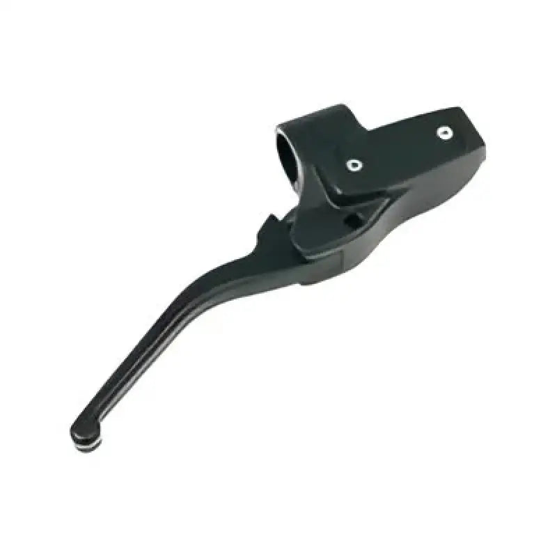 Black bicycle brake lever and master cylinder assembly for dual disc setups by Hawg Halters