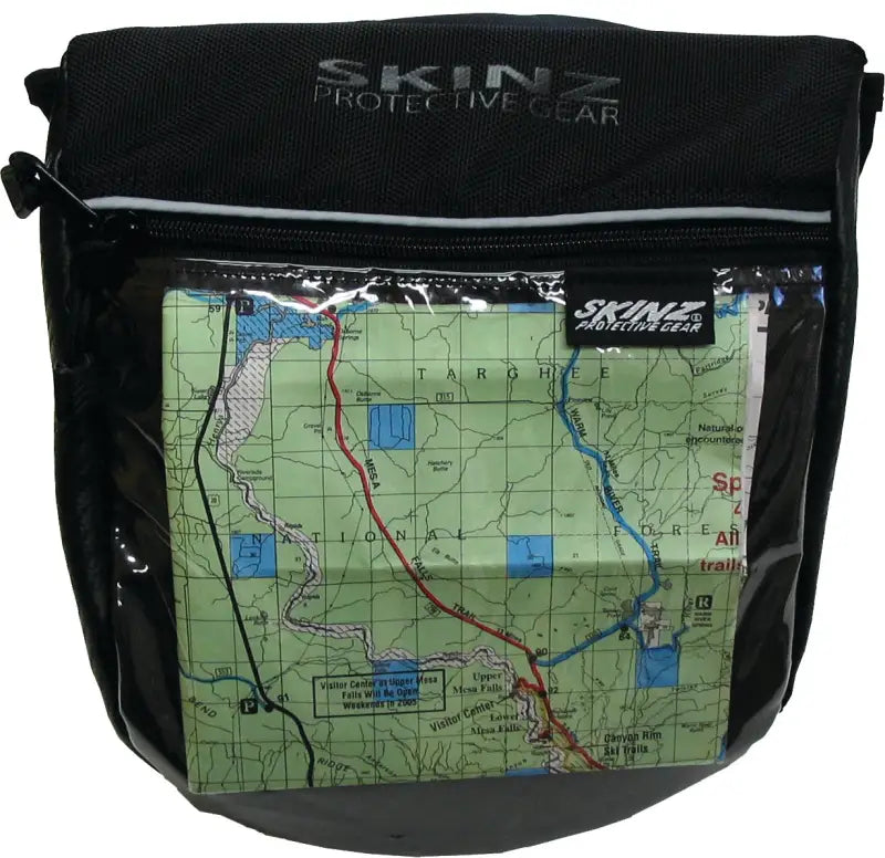Black HBPK300-BK Univ Deluxe Handlebar Pack with transparent map compartment
