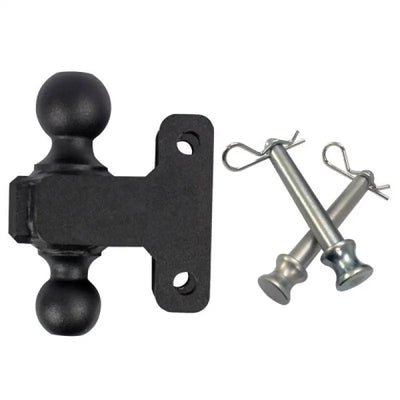 HD306 Bulletproof 3.0' Heavy Duty 6' Drop/Rise hitch with dual ball and locking pins; perfect for RV, Automotive, Powersports, off-road, marine, exterior, truck accessories, interior, truck bed, RV parts, Towing & Hitches, Winches & Hitches, Towing | Trailer | Axles | Brakes | Boat, AVADA - Best Sellers