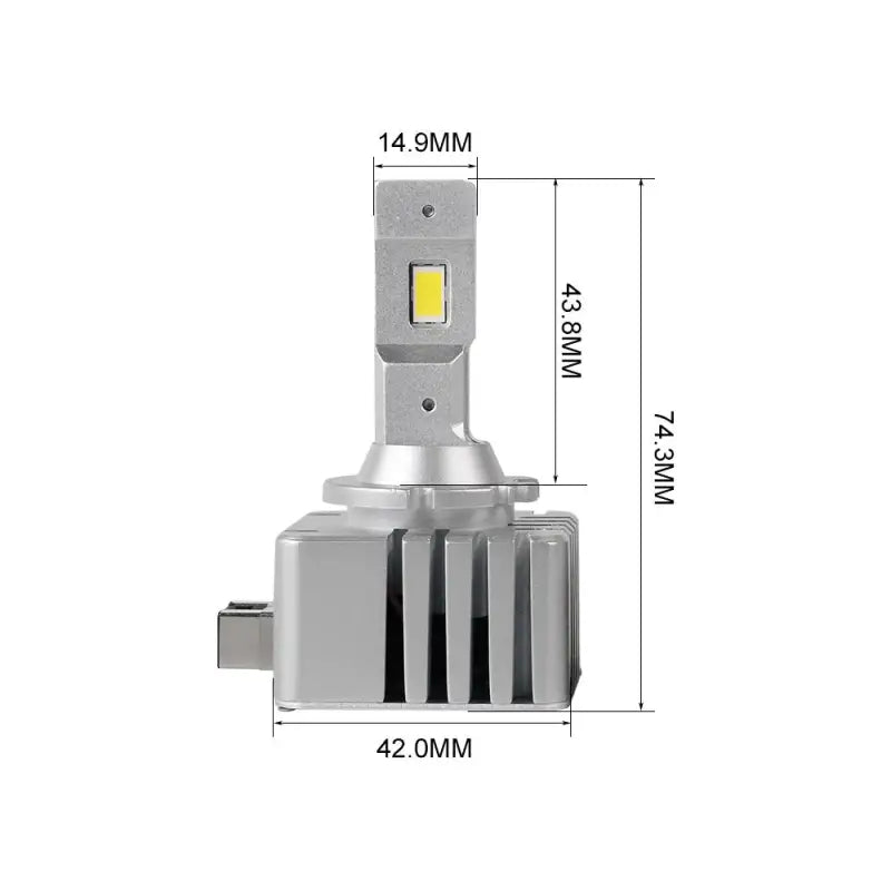 Headlight Bulb D1; LED Bulb; 45 Watt; 9 To 16 Volt; Cool White Beam Color; 10000 Lumens; 6500K Light Color Temperature; 360 Degrees Beam Angle; Set Of 2 - RV and Auto Parts