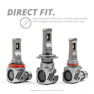 Headlight Bulb HB3; LED Bulb; 24 Watt; 9 To 32 Volt; White Beam Color; 2200 Lumens; 6000K Light Color Temperature; Set