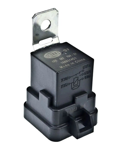 Hella 12V 20/40 Amp SPDT RES Relay with Weatherproof Bracket - Single - Truck & Automotive