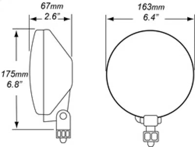 Hella 500 Series 12V/55W Halogen Driving Lamp Kit - 005750952