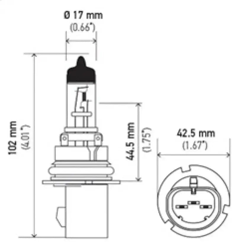 Hella Bulb 9007 12V 65/55W Xen Wht Xb (2) - Lights