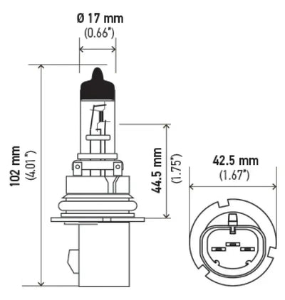 Hella Bulb 9007 12V 65/55W Xen Wht Xb (2) - Lights
