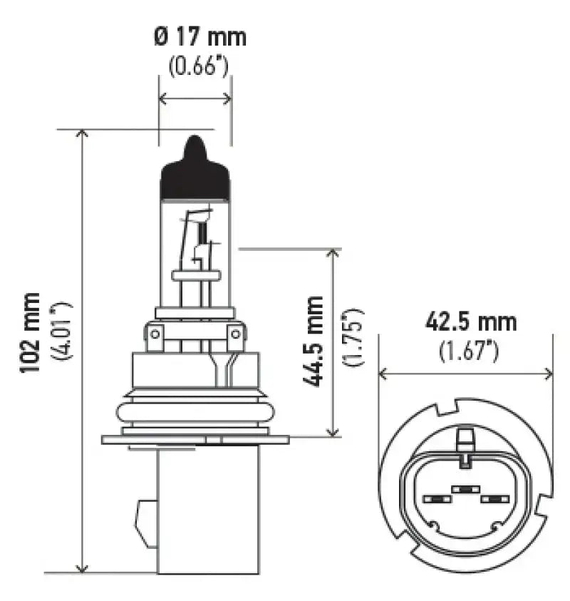 Hella Bulb 9007 12V 65/55W Xen Wht Xb (2) - Lights