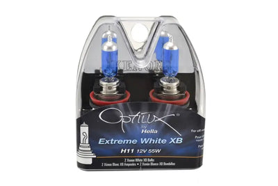 Hella H11 12V 55W Xenon White XB Bulb (Pair) - Truck & Automotive