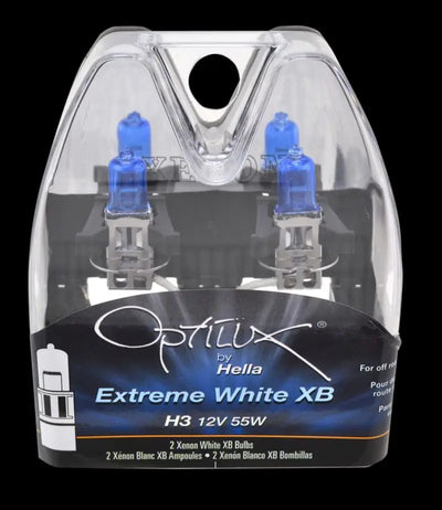 Hella H3 12V 55W Xen White XB Bulb (Pair) - Truck & Automotive