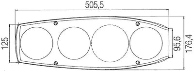 Hella Lamp Srbblzr Smlr Rh Mg12 2Vp - Truck & Automotive