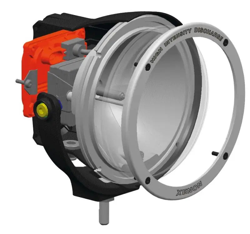 Hella Rallye 4000i Xenon Driving Beam Compact - 6.693in Dia 35.0 Watts 12V D1S - Truck & Automotive