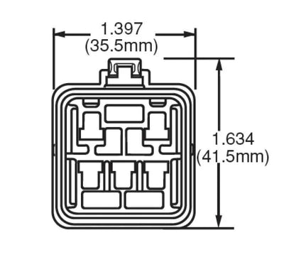Hella Relay Connector ISO Mini Weatherproof w/ 12in Leads 