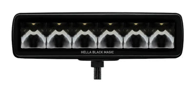 Hella Universal Black Magic 6 L.E.D. Mini Light Bar - Spot Beam - Truck & Automotive