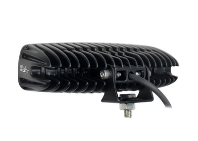 Hella Value Fit Mini 6in LED Light Bar - Flood Beam Pedestal - 357203001