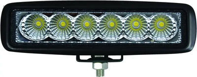 Hella Value Fit Mini 6in LED Light Bar - Flood Beam Pedestal - 357203001