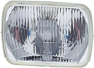 Hella Vision Plus 8in x 6in Sealed Beam Conversion Headlamp - Single Lamp - 003427291