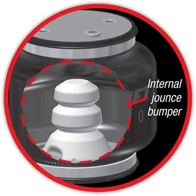 Helper Spring Kit Air With Internal Jounce Bumper; Frame Mount; Upto 5000 Pounds Of Leveling Capacity; Adjustable