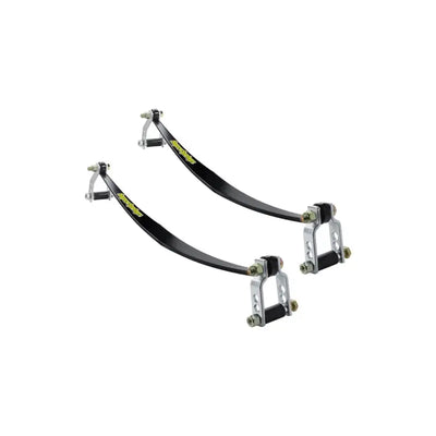 Helper Spring Kit Leaf Design; Rear Upper; 3 Inch Width; 3000 - 5000 Pound Load Capacity Per Set (Not To Exceed